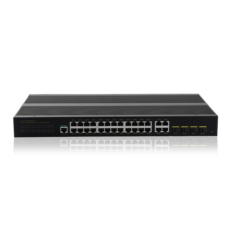 二层网管24+4千兆交换机：WL-M824G-4SFP-I